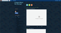 Desktop Screenshot of colegiomayordelquiroga.blogspot.com