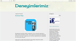 Desktop Screenshot of deneyimlerimiz.blogspot.com