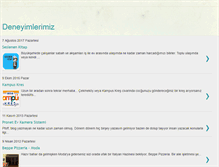 Tablet Screenshot of deneyimlerimiz.blogspot.com