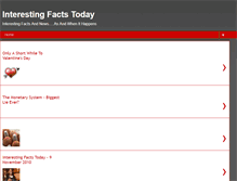 Tablet Screenshot of interestingfactstoday.blogspot.com
