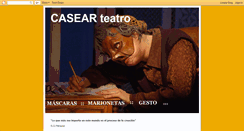 Desktop Screenshot of casearteatro.blogspot.com