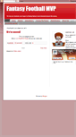 Mobile Screenshot of fantasyfootballmvp.blogspot.com