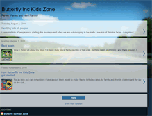 Tablet Screenshot of butterflyinckidszone.blogspot.com