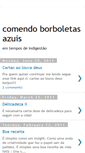 Mobile Screenshot of comendoborboletas.blogspot.com