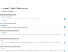 Tablet Screenshot of comendoborboletas.blogspot.com