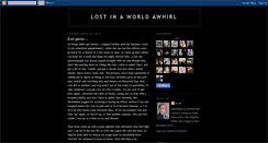 Desktop Screenshot of lostinaworldawhirl.blogspot.com