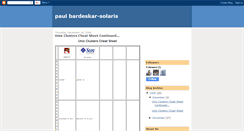 Desktop Screenshot of paulbardeskar-solaris.blogspot.com