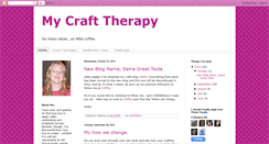 Desktop Screenshot of my-craft-therapy.blogspot.com