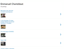 Tablet Screenshot of emmanuel-chantebout.blogspot.com