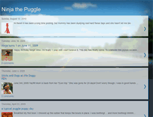 Tablet Screenshot of ninjathepuggle.blogspot.com