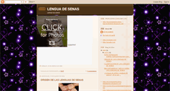 Desktop Screenshot of lenguadesenas.blogspot.com