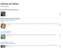 Tablet Screenshot of lenguadesenas.blogspot.com