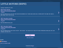 Tablet Screenshot of littlemotors.blogspot.com
