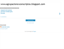 Tablet Screenshot of agrupacionnexconscriptos.blogspot.com
