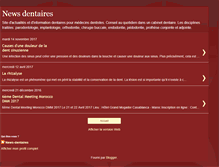Tablet Screenshot of news-dentaires.blogspot.com