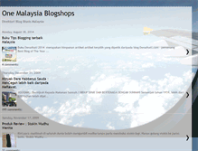 Tablet Screenshot of 1malaysiamall.blogspot.com