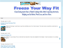 Tablet Screenshot of freezeyourwayfit.blogspot.com