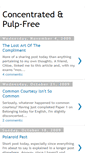 Mobile Screenshot of concentratedandpulpfree.blogspot.com
