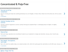 Tablet Screenshot of concentratedandpulpfree.blogspot.com