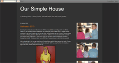 Desktop Screenshot of oursimplehouse.blogspot.com