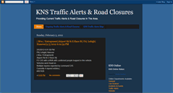 Desktop Screenshot of knstrafficalerts.blogspot.com