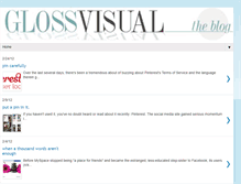 Tablet Screenshot of glossvisual.blogspot.com