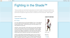 Desktop Screenshot of fightingintheshade.blogspot.com