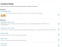 Tablet Screenshot of cosascuriosasmabel.blogspot.com