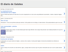 Tablet Screenshot of diariodegalatea.blogspot.com