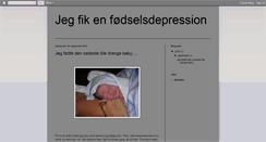 Desktop Screenshot of foedselsdepression.blogspot.com