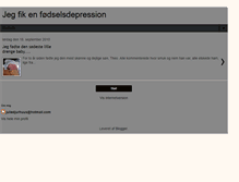 Tablet Screenshot of foedselsdepression.blogspot.com