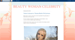 Desktop Screenshot of beautywomancelebrity.blogspot.com
