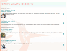 Tablet Screenshot of beautywomancelebrity.blogspot.com