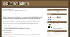 Desktop Screenshot of nixtechnica.blogspot.com
