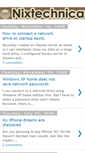 Mobile Screenshot of nixtechnica.blogspot.com