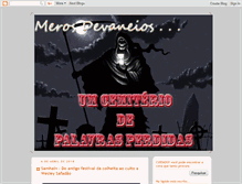 Tablet Screenshot of cemiteriodaspalavrasperdidas.blogspot.com