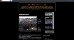 Desktop Screenshot of cajitasmusicales.blogspot.com