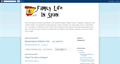 Desktop Screenshot of familylifeinspain.blogspot.com