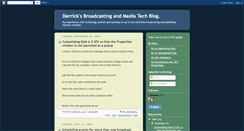 Desktop Screenshot of derricktv.blogspot.com