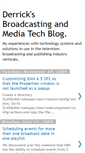 Mobile Screenshot of derricktv.blogspot.com