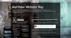 Desktop Screenshot of matthewray.blogspot.com