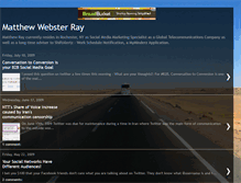 Tablet Screenshot of matthewray.blogspot.com