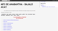 Desktop Screenshot of mp3-gratis-anabantha.blogspot.com