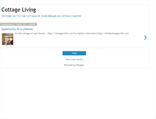 Tablet Screenshot of cottageliving.blogspot.com