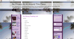 Desktop Screenshot of noprivacyatallaroundthisplace.blogspot.com