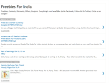 Tablet Screenshot of freebiesforindia.blogspot.com