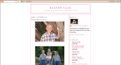 Desktop Screenshot of baxter-clan.blogspot.com