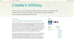 Desktop Screenshot of coletteswhimsy.blogspot.com