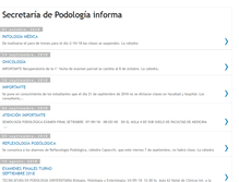 Tablet Screenshot of carteleradepodologia.blogspot.com