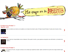 Tablet Screenshot of mecagoenlabohemia.blogspot.com